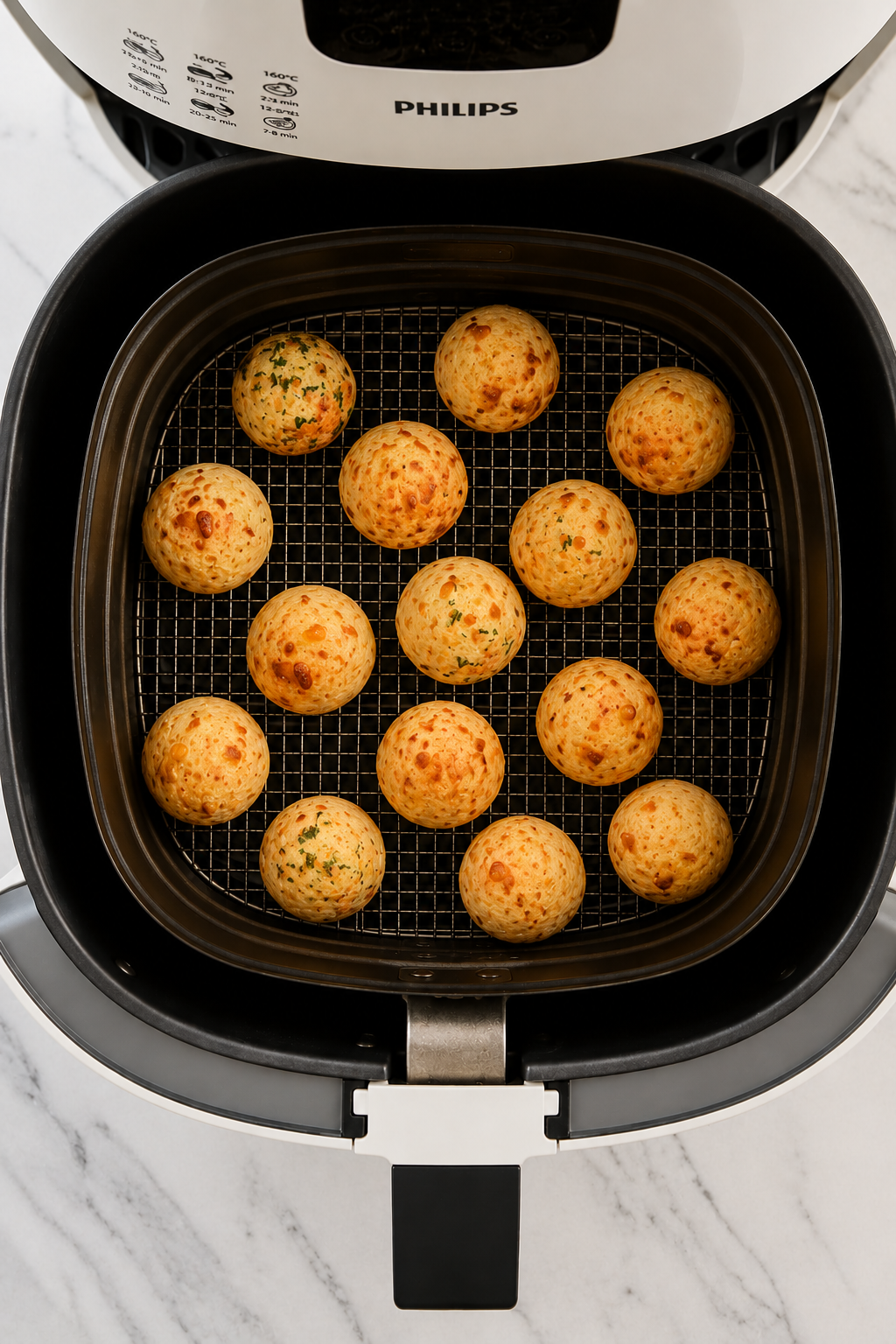 Pão de queijo in an air fryer